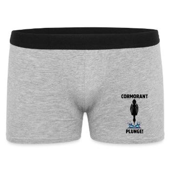 Cormoran Plongeon Mer Plunge Cormorant - Boxer Homme - gris chiné - Devant