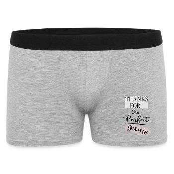 Thank you - Men's Boxer Shorts - heather grey - Front
