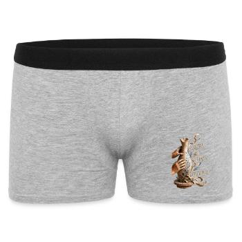 Argile et Patience en Poterie - Boxer Homme - gris chiné - Devant