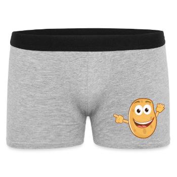 Pomme de terre - Boxer Homme - gris chiné - Devant