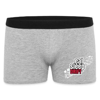 Eat Sleep Drift - Männer Boxer Shorts - Grau meliert - Vorne