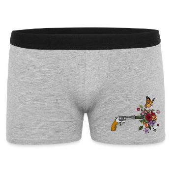 Le pistolet de la paix - Boxer Homme - gris chiné - Devant