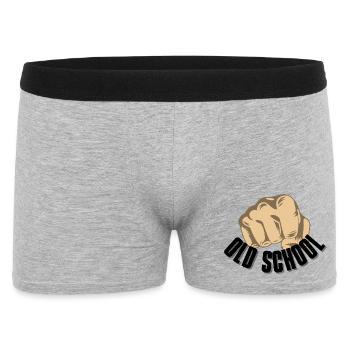 Oldschool (Vieille école) - Boxer Homme - gris chiné - Devant