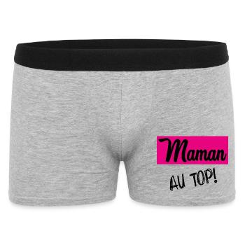 MOM. GRANNY. MOTHER'S DAY - Men's Boxer Shorts - heather grey - Front