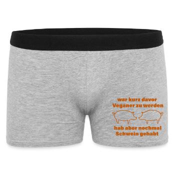 COCHON - Boxer Homme - gris chiné - Devant