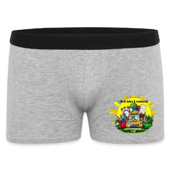 Rentner haben keine Zeit - Männer Boxer Shorts - Grau meliert - Vorne