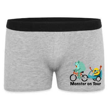 Monstre en tournée - Boxer Homme - gris chiné - Devant