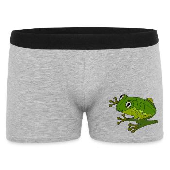 Frog - Men's Boxer Shorts - heather grey - Front