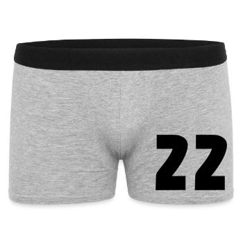 22 - Boxer Homme - gris chiné - Devant