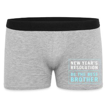 Gender Reveal Réveillon du Nouvel An - Boxer Homme - gris chiné - Devant