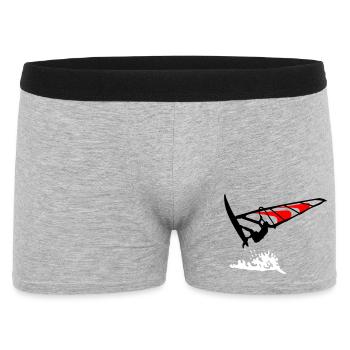 Windsurfing - Men's Boxer Shorts - heather grey - Front