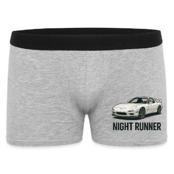 Night Runner Sports Car - Men's Boxer Shorts - heather grey - Front