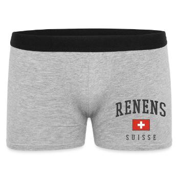 Renens – Swiss identity from the canton of Vaud - Men's Boxer Shorts - heather grey - Front
