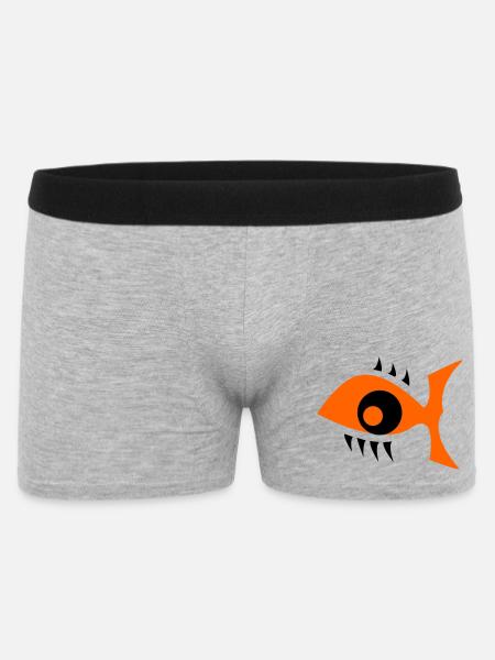 Poisson-œil - Augenfisch - Boxer Homme - gris chiné