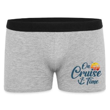 Vacances d’été en croisière Voyage de croisière - Boxer Homme - gris chiné - Devant