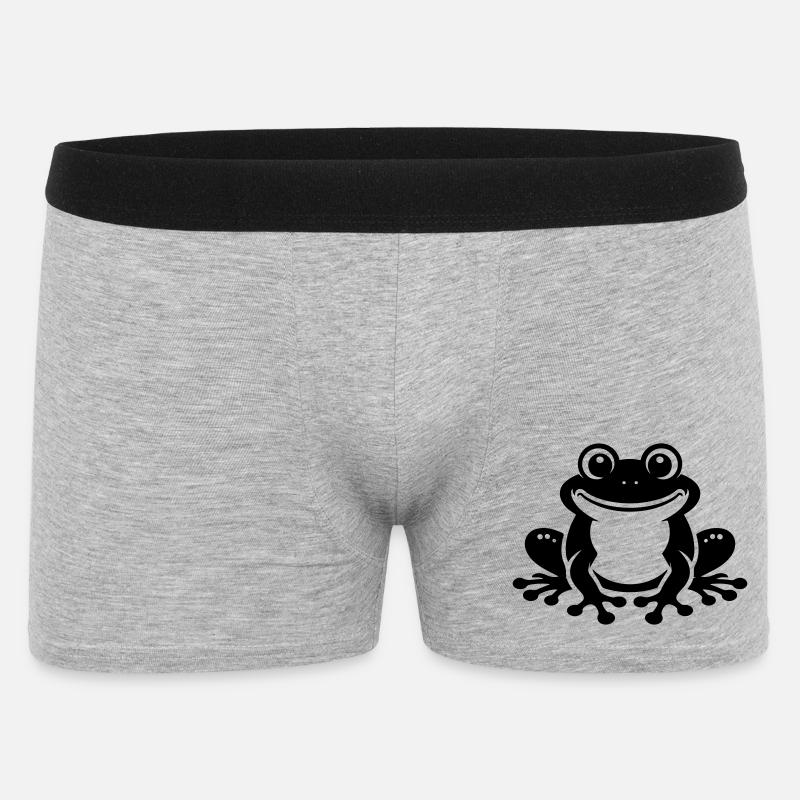 Toad Comic Frog - Men's Boxer Shorts - heather grey