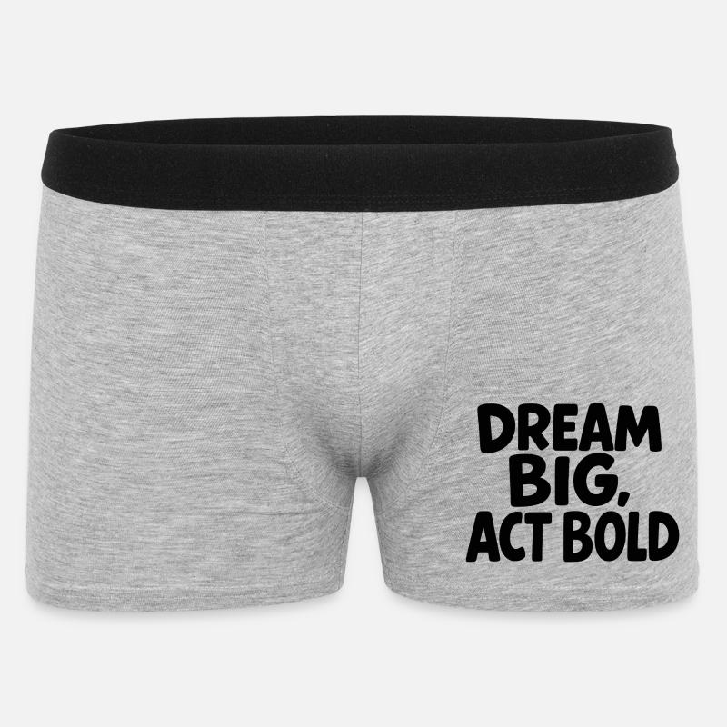 Du bist das beste Geschenk meines Lebens - Männer Boxer Shorts - Grau meliert