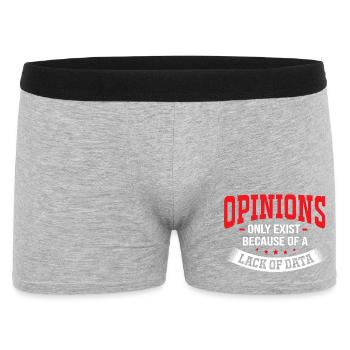 Coder Programmierer GPT - Männer Boxer Shorts - Grau meliert - Vorne