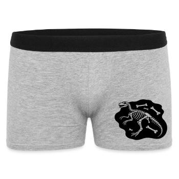 Os de dinosaure - Boxer Homme - gris chiné - Devant