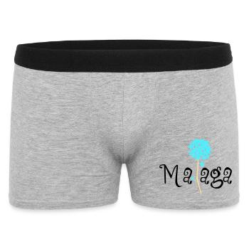 Malaga Biznaga - Boxer Homme - gris chiné - Devant
