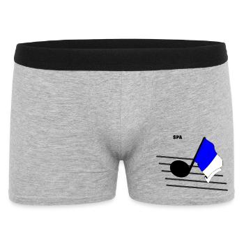Musique de spa & courses - Boxer Homme - gris chiné - Devant