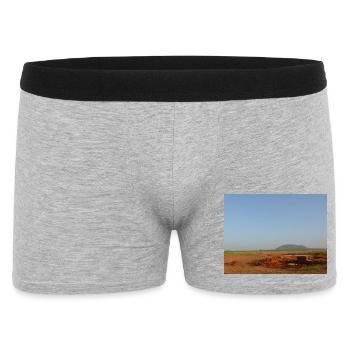 Desert Horizon and Red Soils - Men's Boxer Shorts - heather grey - Front