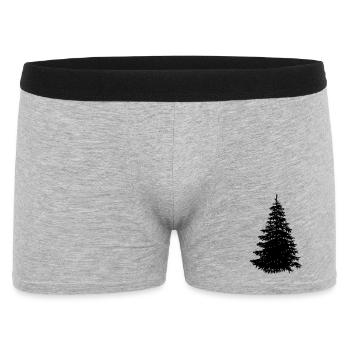 Christmas tree - Men's Boxer Shorts - heather grey - Front