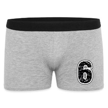 6 - Men's Boxer Shorts - heather grey - Front