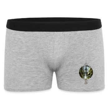 Fantasy landscape in the morning. - Men's Boxer Shorts - heather grey - Front