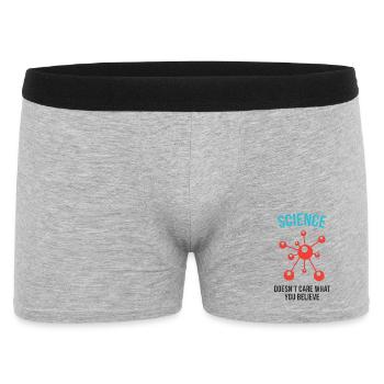 Science - Peu importe ce que vous croyez - Boxer Homme - gris chiné - Devant