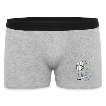 a cocktail a day keeps the doctor away - Men's Boxer Shorts - heather grey - Front