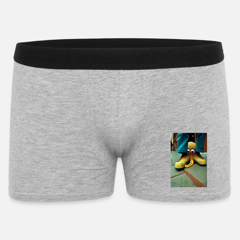 Anthropomorph 03 - Männer Boxer Shorts - Grau meliert