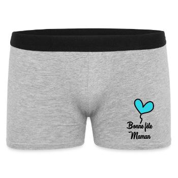 MOM. MOTHER'S DAY. HAPPY MOTHER'S DAY - Men's Boxer Shorts - heather grey - Front