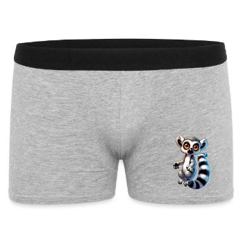 Lémurien - Boxer Homme - gris chiné - Devant