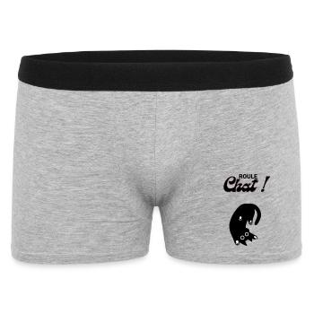 Freewheeling cat! - Men's Boxer Shorts - heather grey - Front