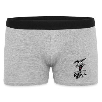 Le dernier enfant a de la fourrure – Chemise pour chien drôle ! - Boxer Homme - gris chiné - Devant