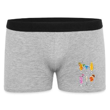 Summer drinks - Men's Boxer Shorts - heather grey - Front
