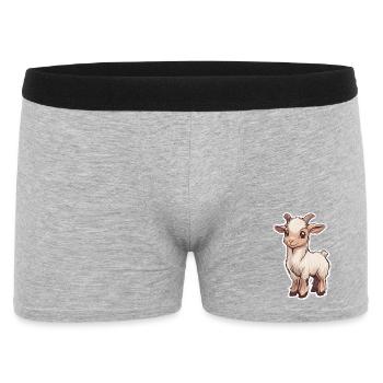 Goat - Men's Boxer Shorts - heather grey - Front