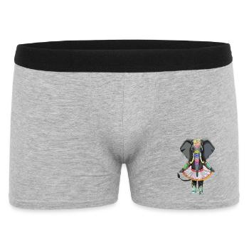 Elefant_im_Tuettue - Boxer Homme - gris chiné - Devant