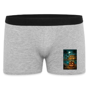 Sommerween - Männer Boxer Shorts - Grau meliert - Vorne