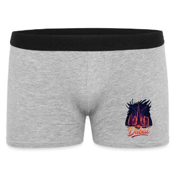 Dubai Gulf Tiger City United Arab Emirates Gift - Men's Boxer Shorts - heather grey - Front