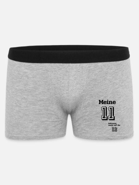 Eleven to the twelve - Men's Boxer Shorts - heather grey
