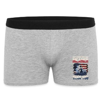 Don't Corner Something Meaner Than You Farm - Men's Boxer Shorts - heather grey - Front