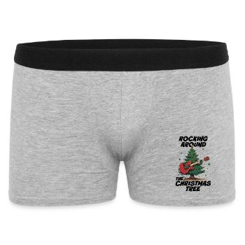 Se balancer autour du sapin de Noël - Boxer Homme - gris chiné - Devant