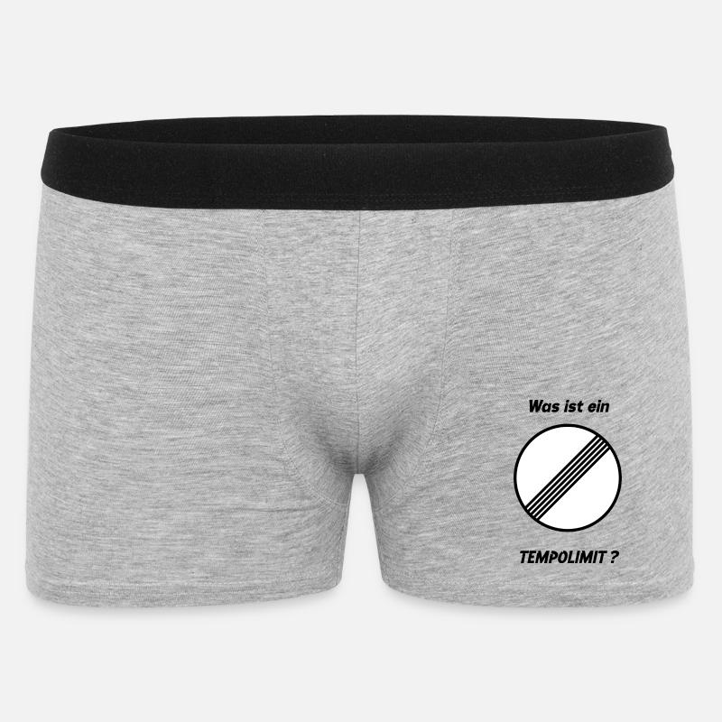 Qu’est-ce qu’une limite de vitesse ? - Boxer Homme - gris chiné
