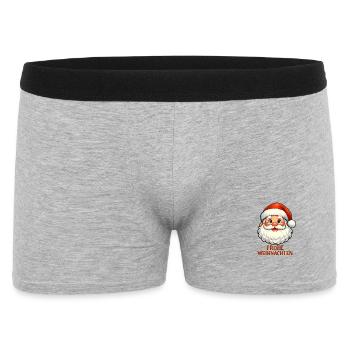 Merry Christmas Santa - Men's Boxer Shorts - heather grey - Front
