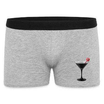 COCKTAIL DE LA MUERTE - dark hell - Men's Boxer Shorts - heather grey - Front