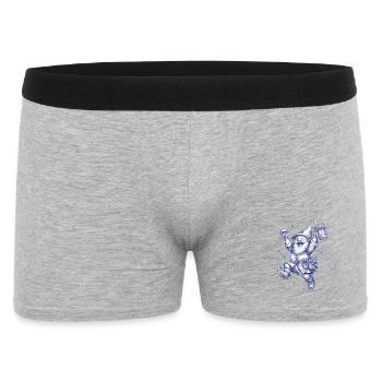 Gnome with beer mug Jubelfest - Men's Boxer Shorts - heather grey - Front