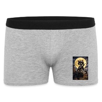 Queen_Kira - Boxer Homme - gris chiné - Devant
