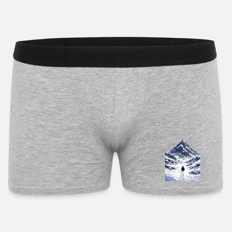 But why Penguin - Männer Boxer Shorts - Grau meliert